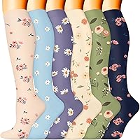 Vista 36 de Sooverki - Calcetines de compresión de cobre para circulación, para mujeres y hombres, 6 pares, para correr, atletismo, medicina, enfermería, viajes