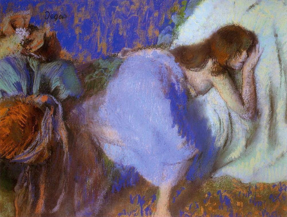 Peinture Edgar Degas huile sur toile décoration murale faite à la main