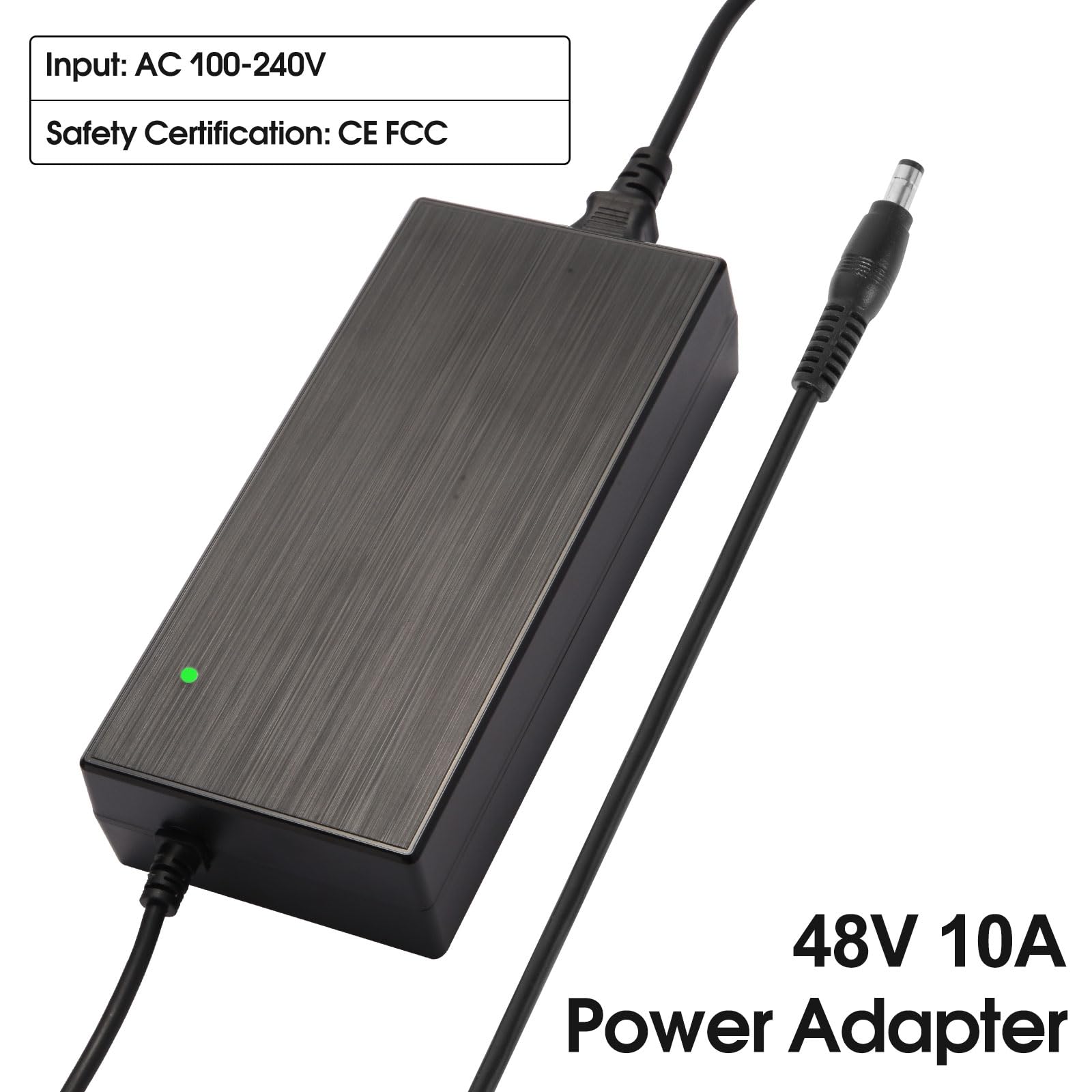 DC48V Netzteil 480W 48V 10A Adapter für Home Audio Verstärker | Kompatibel mit ZA3, V3, V3 Mono, TB10D, Für BT20A Pro TPA3255 Stereo Class D, Für A07 & A07 MAX & A08 PRO & A70