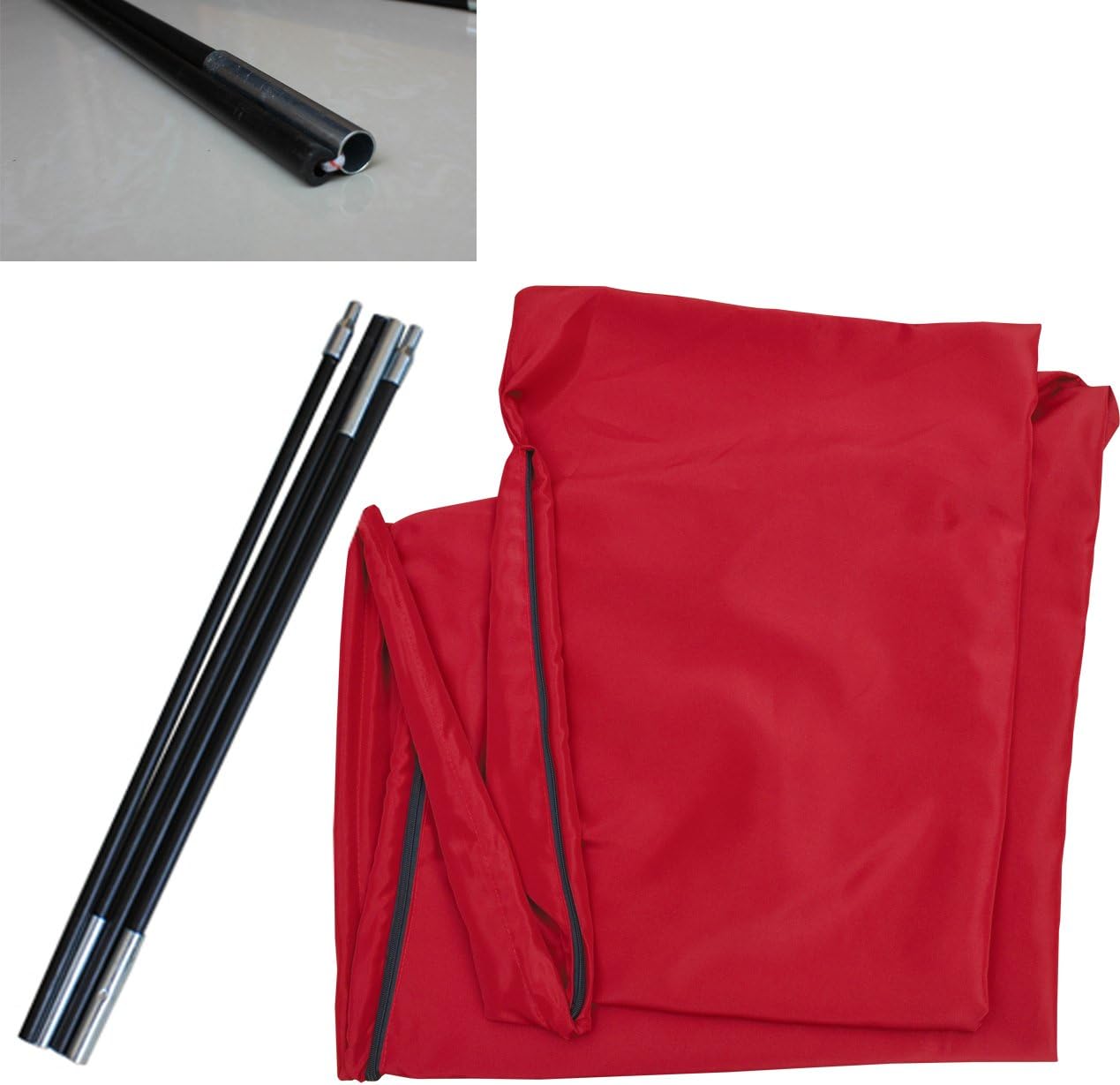 Roma Umbrella Cover Protective Patio Winter Hanging Outdoor Furniture Protector-Burgundy