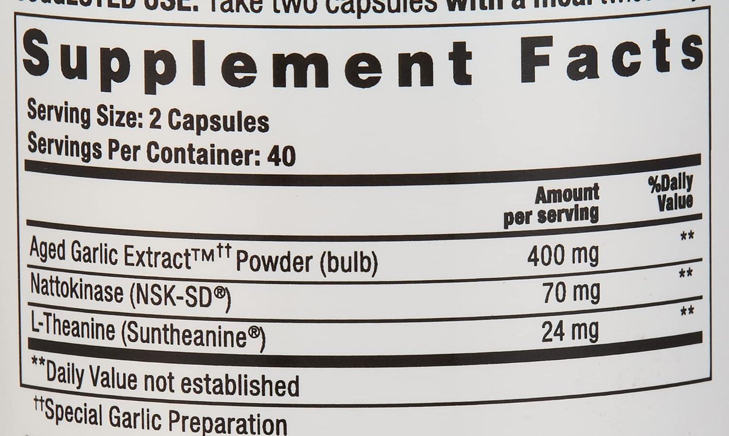 Kyolic Garlic Formula 109 Blood Pressure Health (80 Capsules) : Everything Else