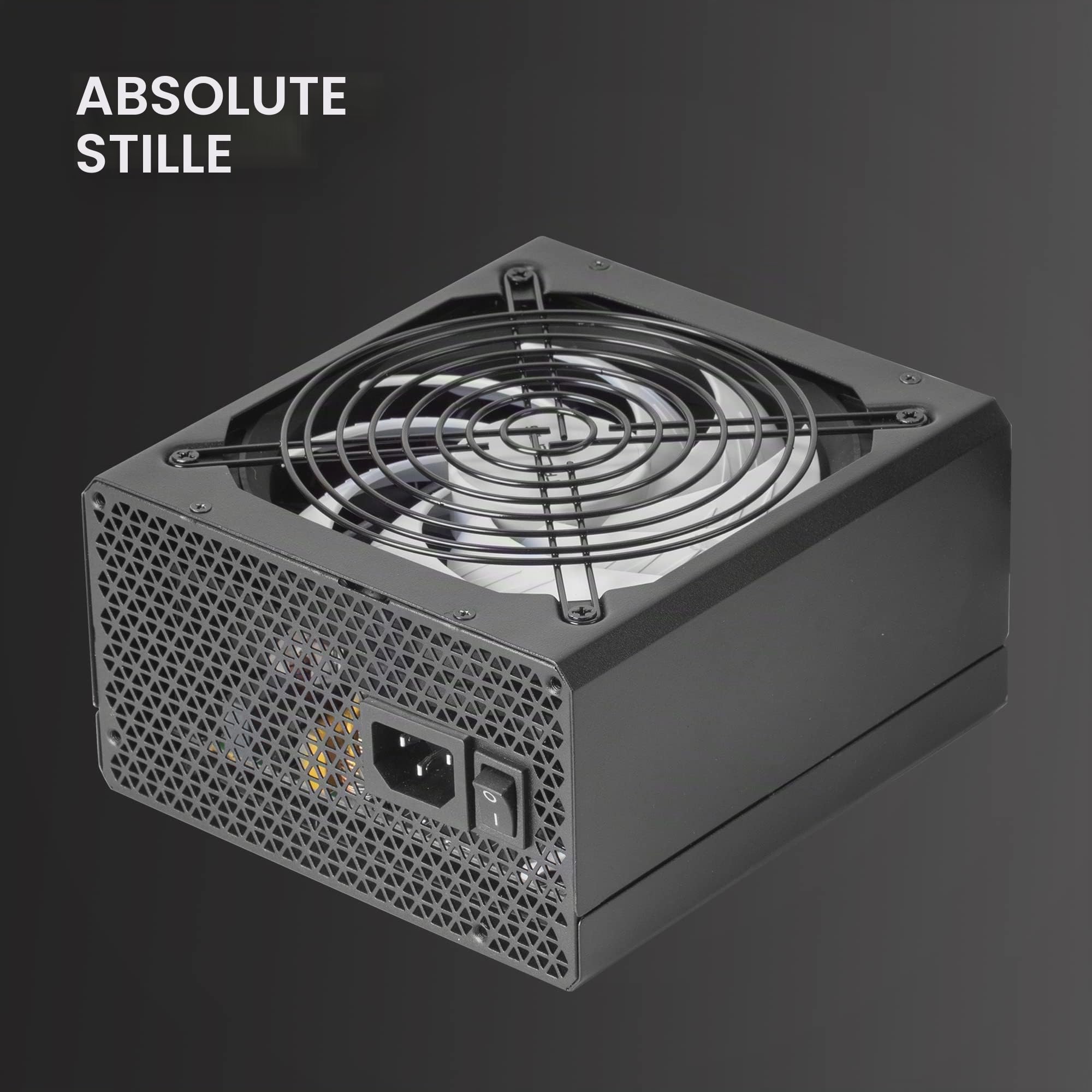 Tacens Radix VII AG 700, Vollmodulares 700W ATX-Netzteil, 10 Jahre Garantie, 80Plus Silver, +87% Wirkungsgrad, 140mm FDB-Lüfter mit AI-RPM Technologie, Japanische-Kondensatoren 105º, Schwarz