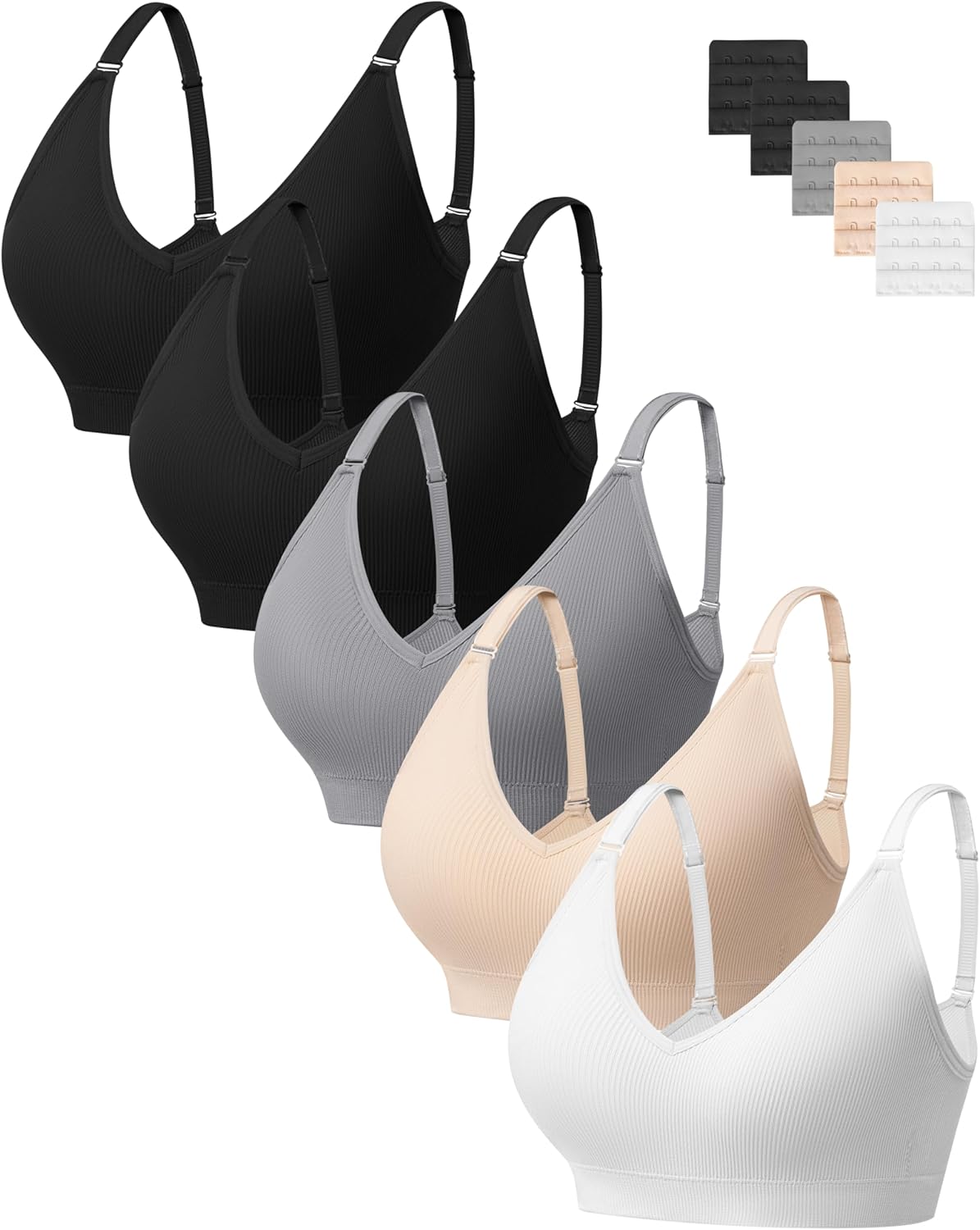 HBselect Wireless Bras for Women No Underwire, Women Comfortable Bras Seamless Padded Bras Everyday Sports Tshirt Bra