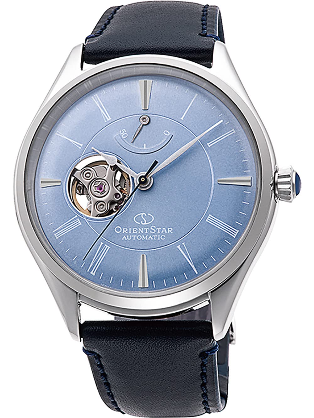Amazon.com: Orient Star Classic Semi-Skeleton Pale Aqua Dial Watch 