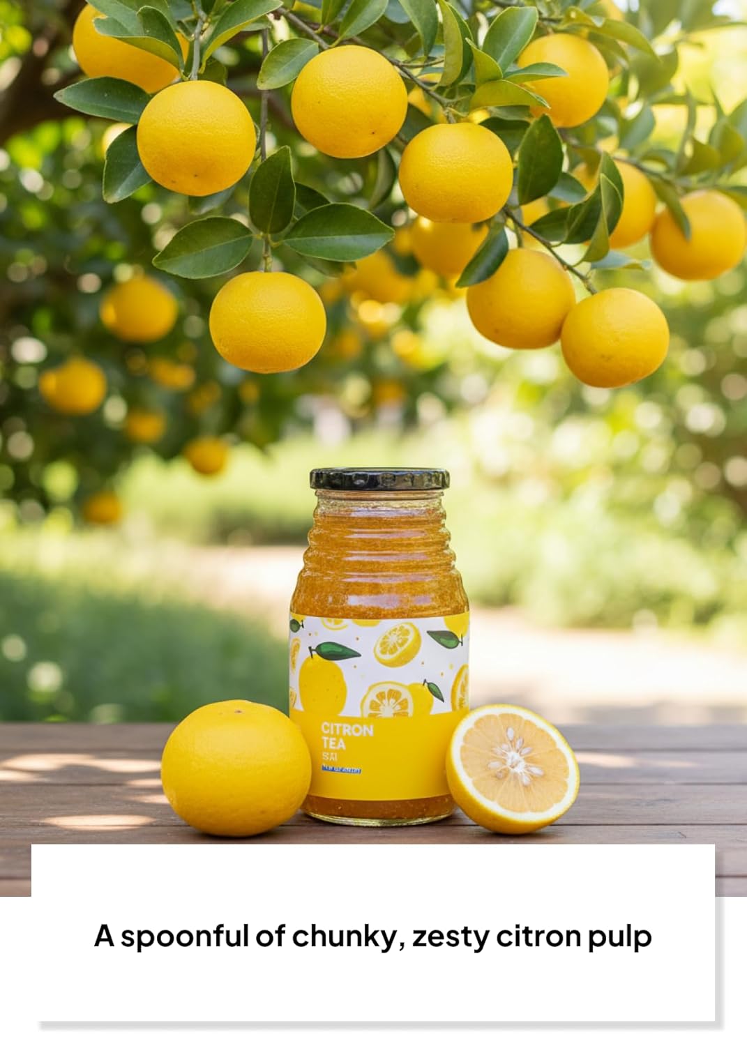 Korean Food Otea! Citron Tea, Yuza Marmalade for Drinks & Desserts, Honey Citron Preserve Spread (2.2 LB Jar)