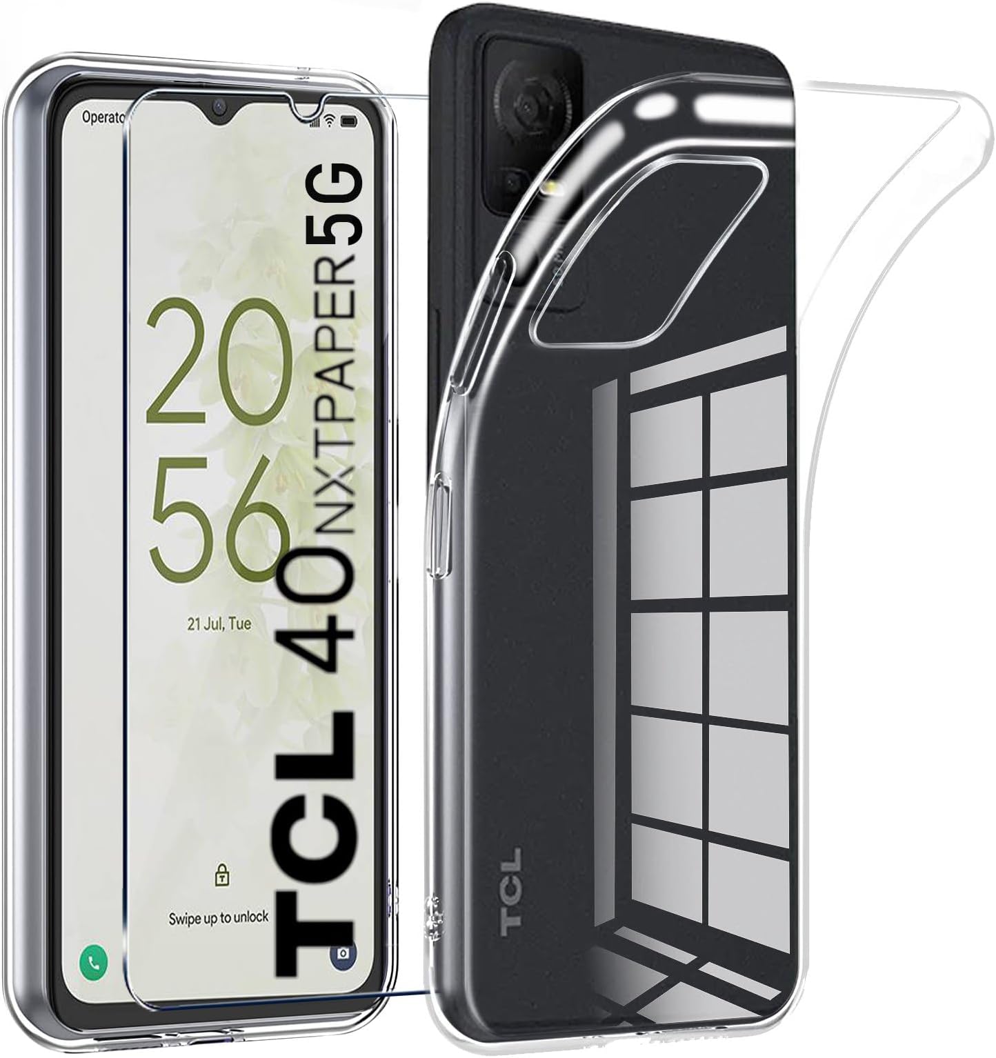 NEW'C 3 Pezzi, Vetro Temperato Per Motorola Moto G 5G, Pellicola - Foto 5