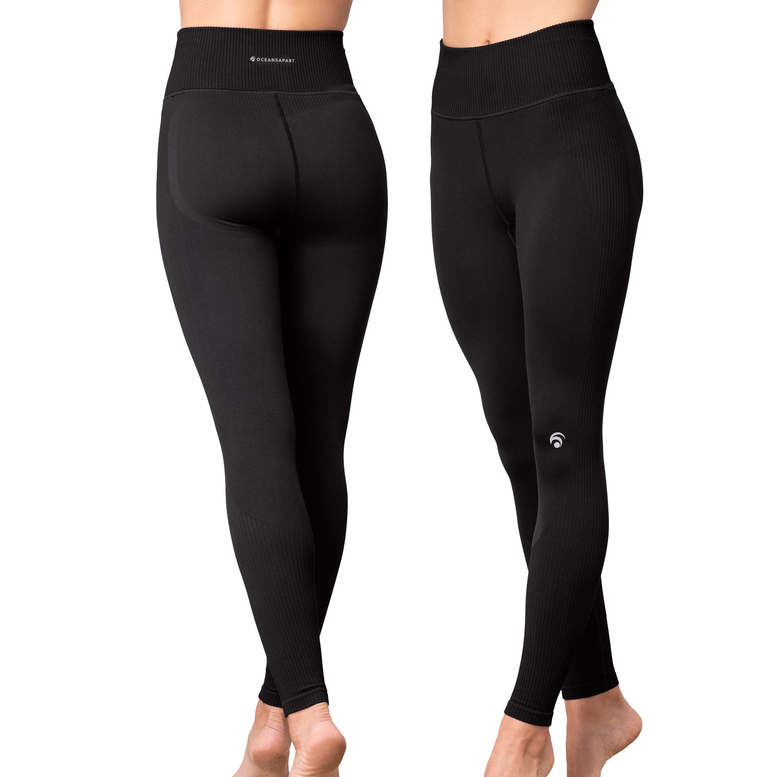 Oceansapart Sydney Pant Sport Leggings Damen Squadproof & Blickdicht - Gym Leggings - Vielseitige, Atmungsaktiv und Schnelltrocknend - Hoher Bund, Weich und Komfortabel - Gr. XS-XL