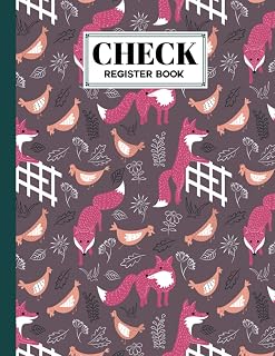 Check Register Book: Check Register Book Foxes And Chickens Cover 120 Pages, Size 8.5" x 11" To Check Bank Transaction and Debit Card Register by Hilmar Walter