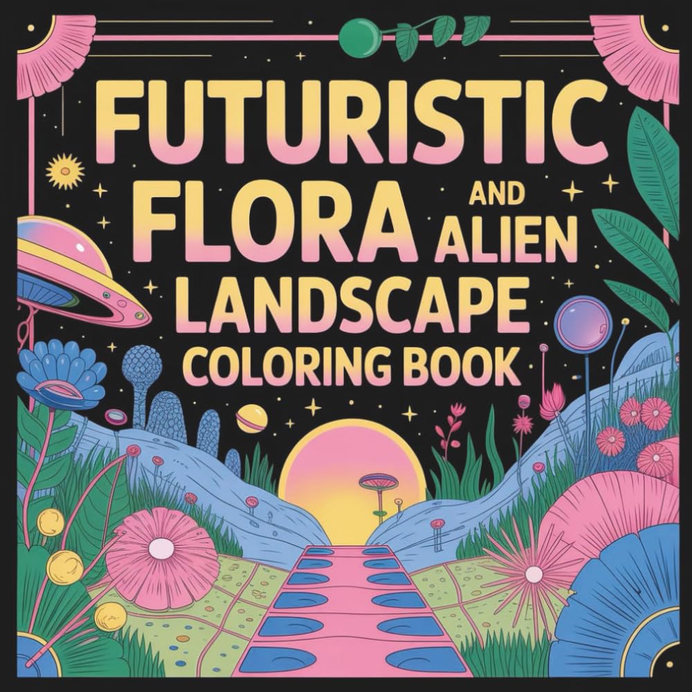 Alien Ecosystems: A Coloring Journey Through Extraterrestrial Flora & Fauna: Coloring book exploring otherworldly Jungles, Floating Forests, and Cosmic Creatures
