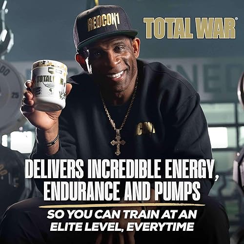 Vista 70 de REDCON1 Total War - Suplemento energético deportivo con citrulina L, ácido málico y extracto de hoja de té verde, unisex, 3.2 g de beta alanina