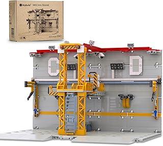 MyBuild(マイビルド) メカハンガー拡張ユニット 7007|メカガレージ搭載|整備タワー・アクセスプラットフォーム|モジュラー式メカベース追加|16歳以上