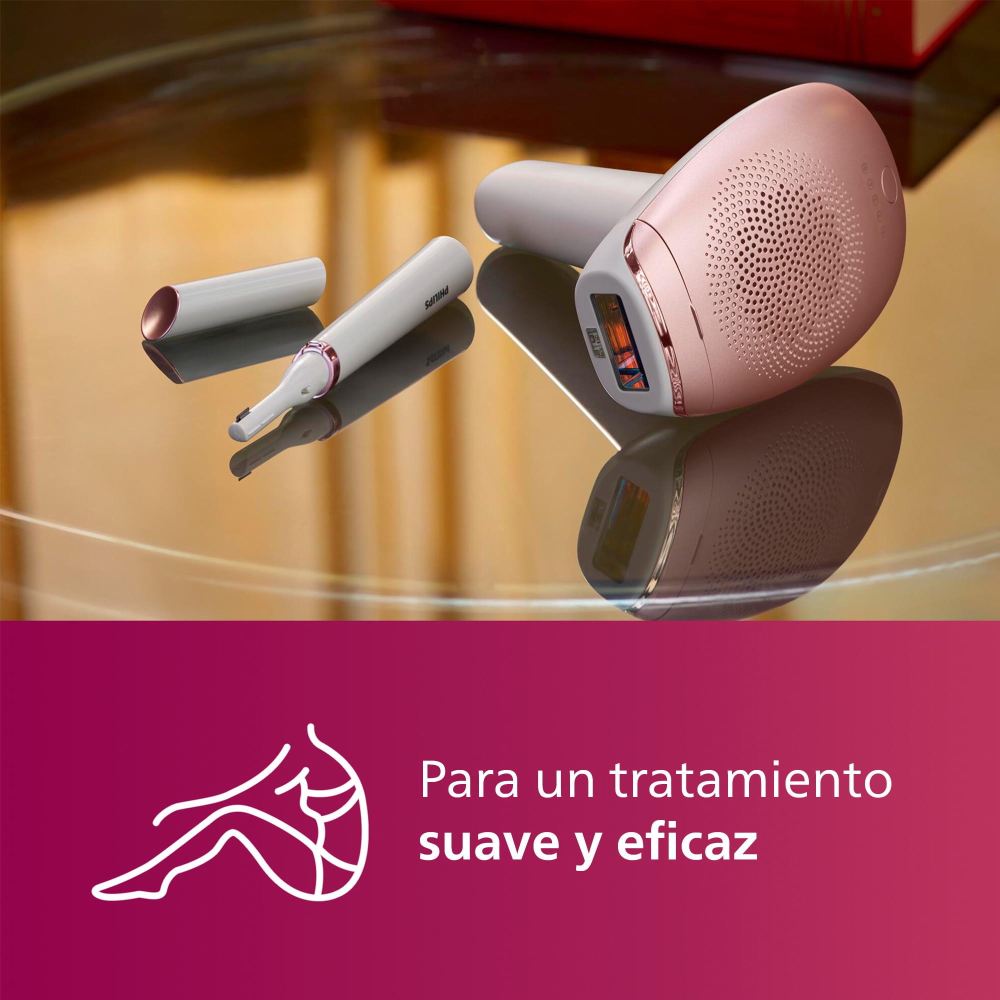 Philips Lumea Advanced Depilator IPL, przewodowy, 3 inteligentne głowice (Ciało, Bikini i Twarzy), zawiera precyzyjny trymer BRI923/50