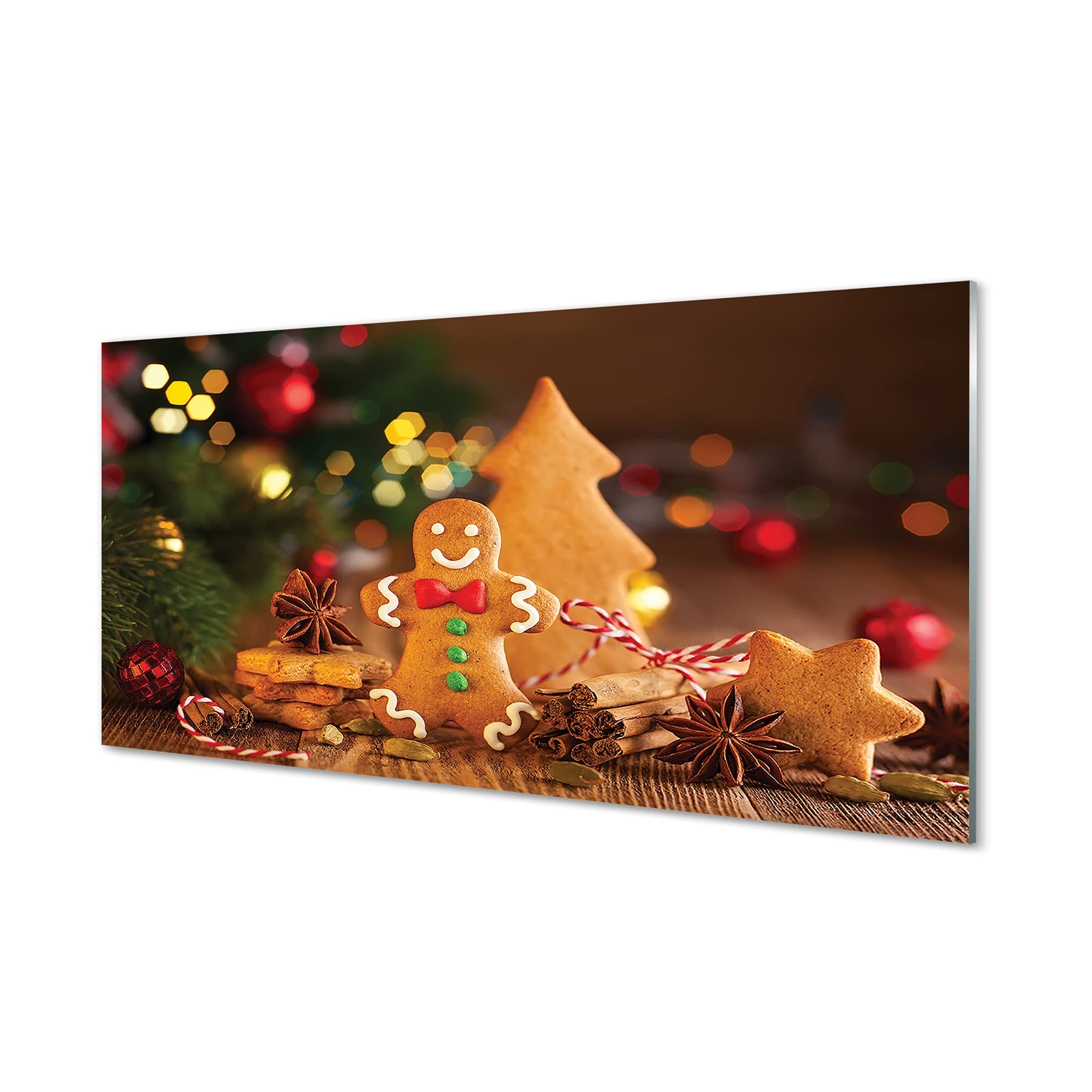 Impression sur verre Noël 100x50cm : finie la décoration murale terne et fragile