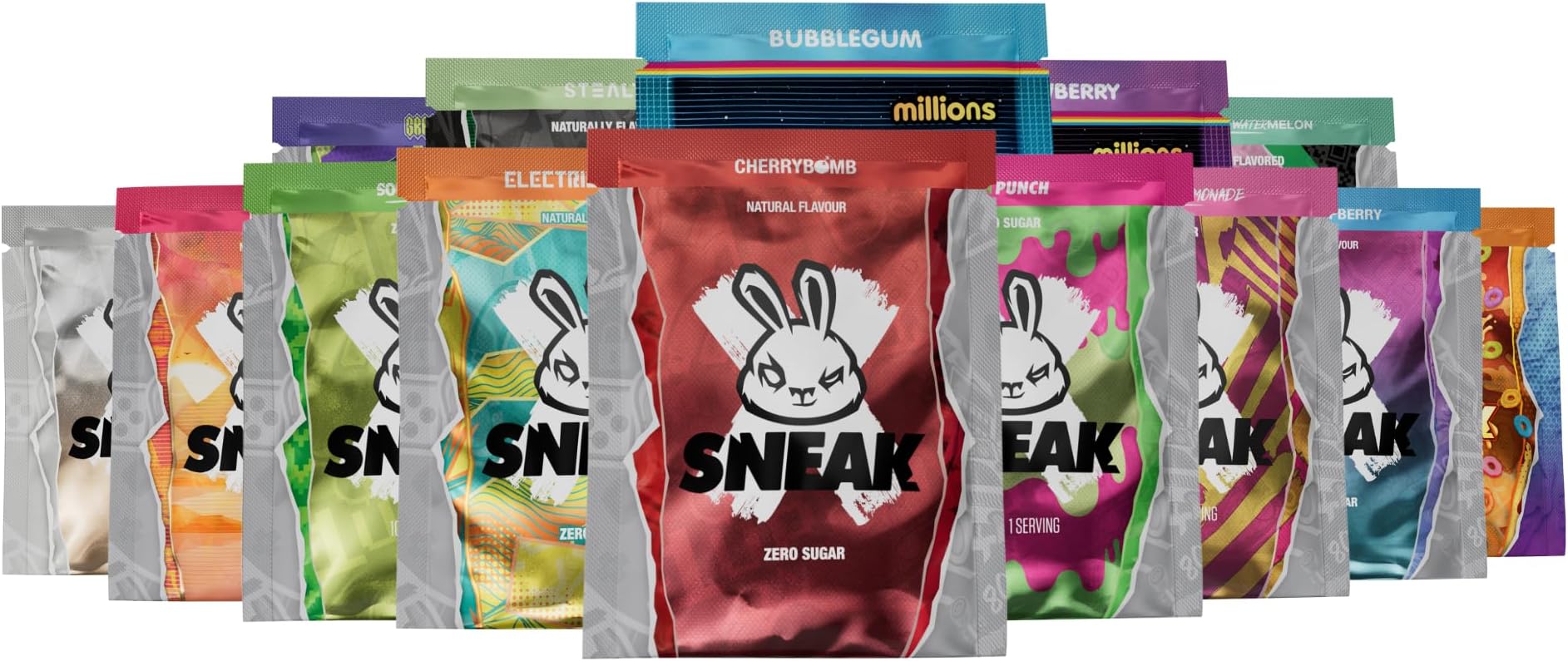 SNEAKEnergy Drink Powder | 15 Assorted Servings | No Sugar. No Nasties. Just Natural Caffeine, Focus-Boosting Nootropics | 15 Servings