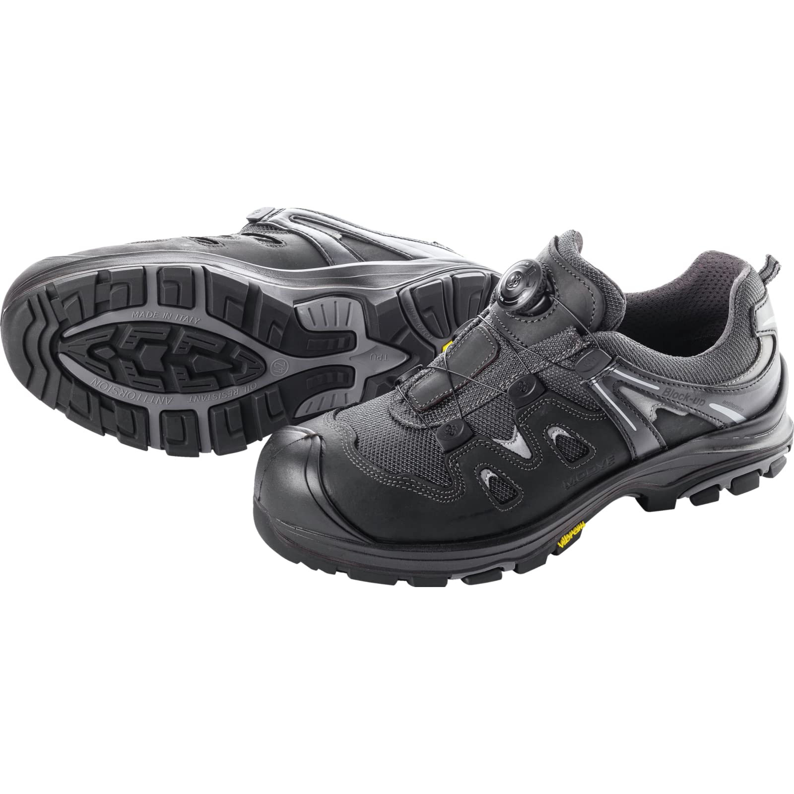 WÜRTH MODYF Sicherheitsschuhe S3 SRC Techno Flexitec in anthrazit grau - Arbeitsschuhe für Herren und Damen - mit Metallelementen & wasserabweisend - in den Größen 38-47