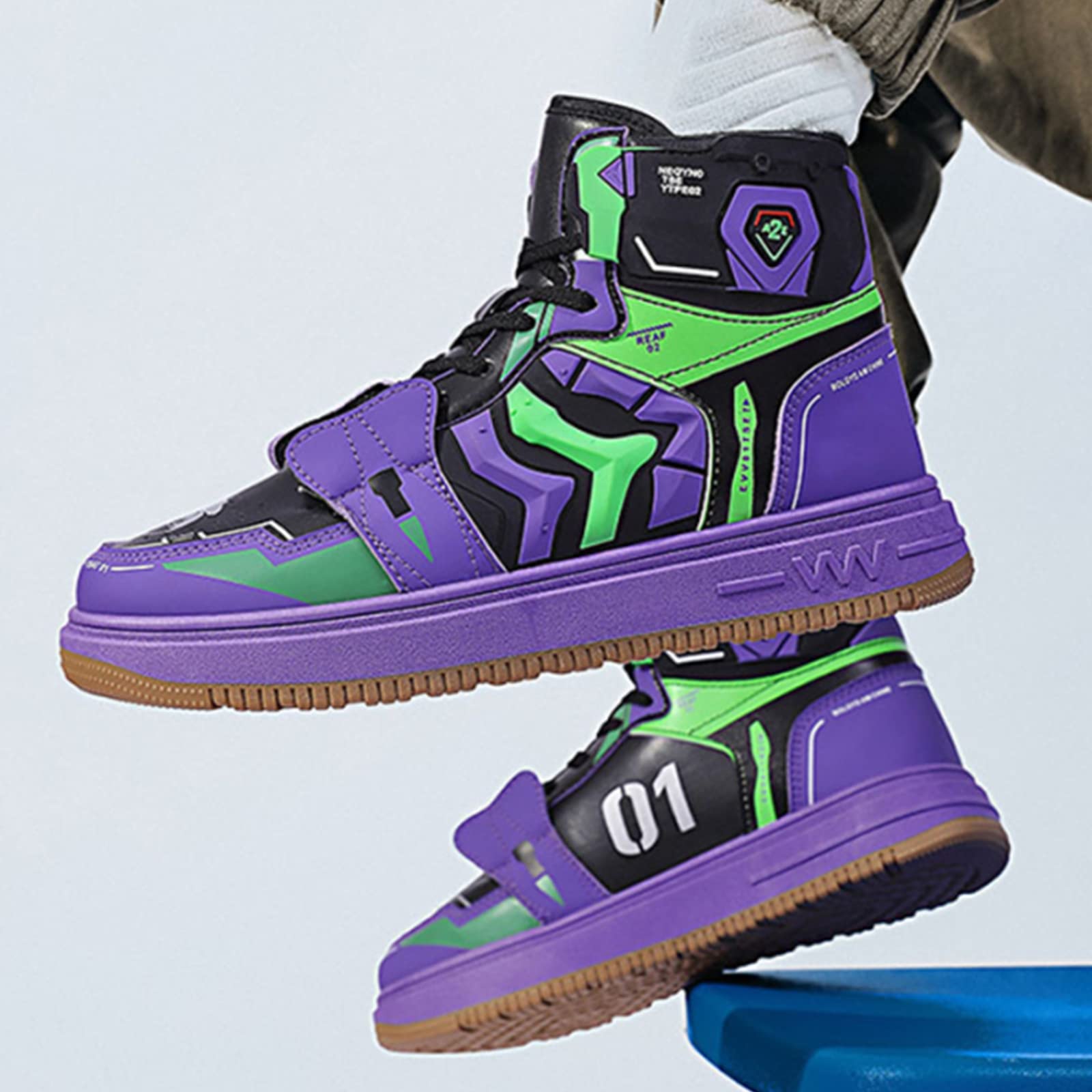 Amazon.co.jp: 新世紀エヴァンゲリオン印象風 スニーカー EVA初号機