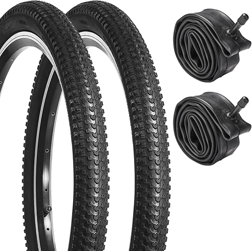 Miniatura 9 de yeesport 2 neumáticos de bicicleta de montaña de 20 x 1.95 pulgadas y 2 tubos de bicicleta de 20 x 1.75 a 2.125 pulgadas, neumáticos de 20 pulgadas