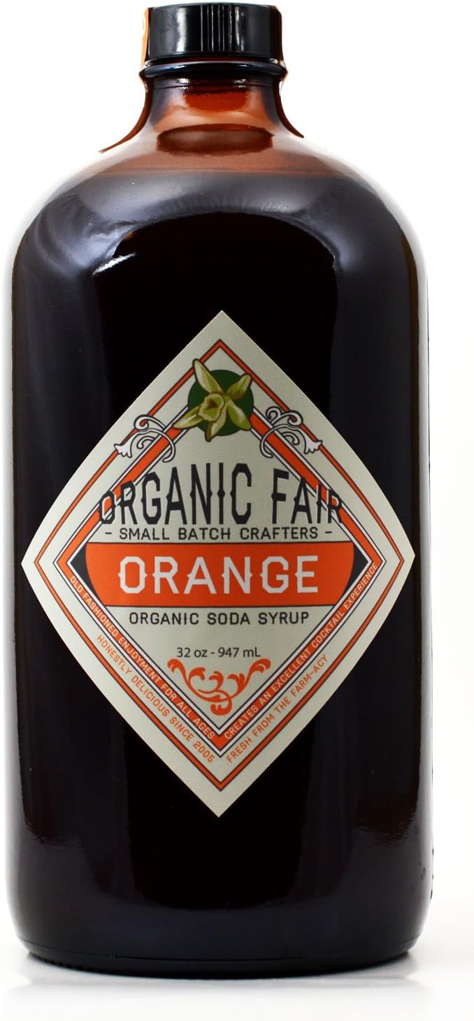 Organic Fair Orange Soda Syrup - The BIG Bottle - 32oz.