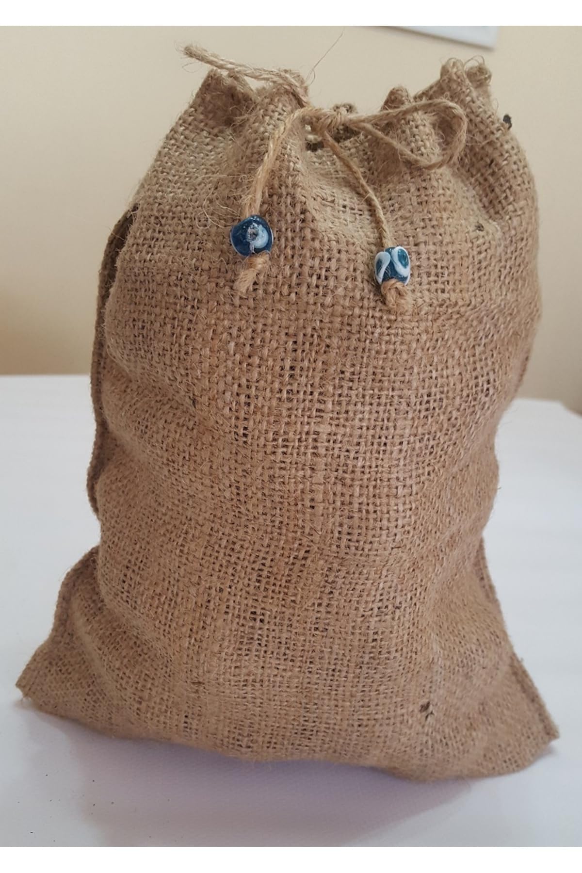 Jüt Ceviz Çuvalı, 21 cm-32 cm, 10 Adet, 1 kg ürün taşır.
