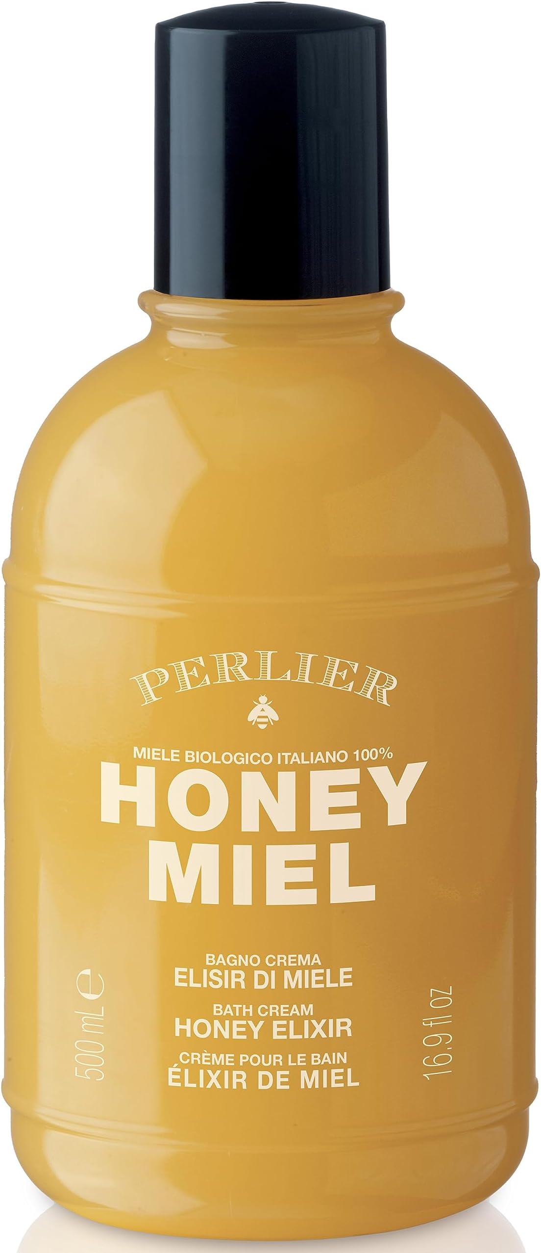 Honey Miel Bath Cream Honey Elixir 500 ml, 16.9 Fl Oz Made in Italy [Italian Import]