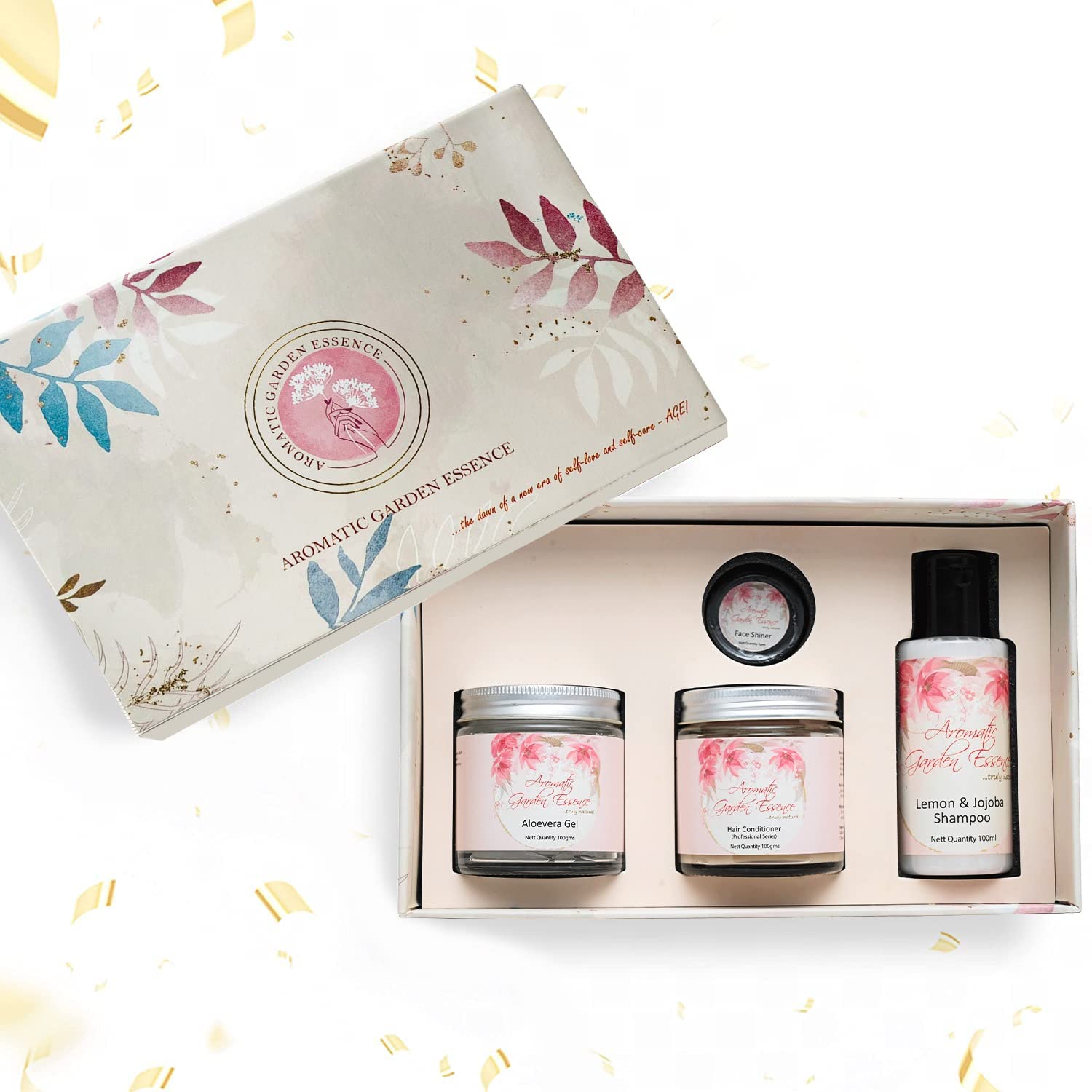 Essentials Gift Set for Women & Men | Skin & Hair Care Essentials for Body & Hair| Premium Packaging | Pampering Gift Hamper| Ideal Gift Box for All Occassions | | Set of 4 Pcs-image-21