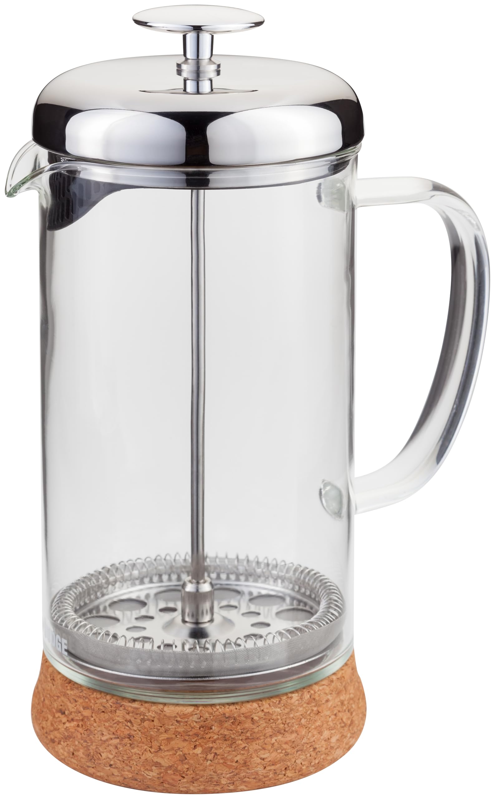 Judge Glass Cafetiere 8 Cup Coffee Maker 1LitreClear from B&Q