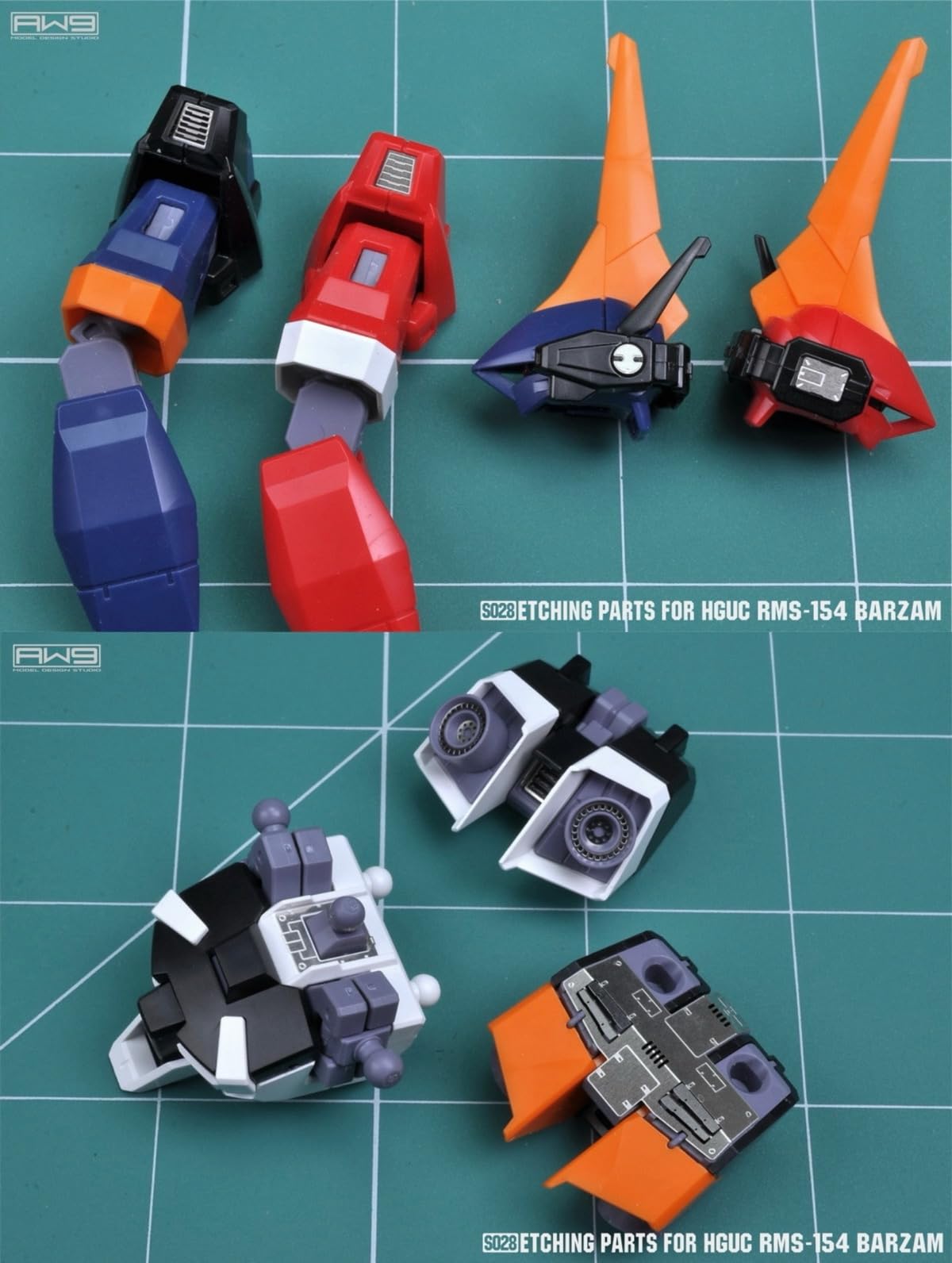 Amazon | HG 1/144 バーザム(A.O.Z RE-BOOT版)改造用 ディテール