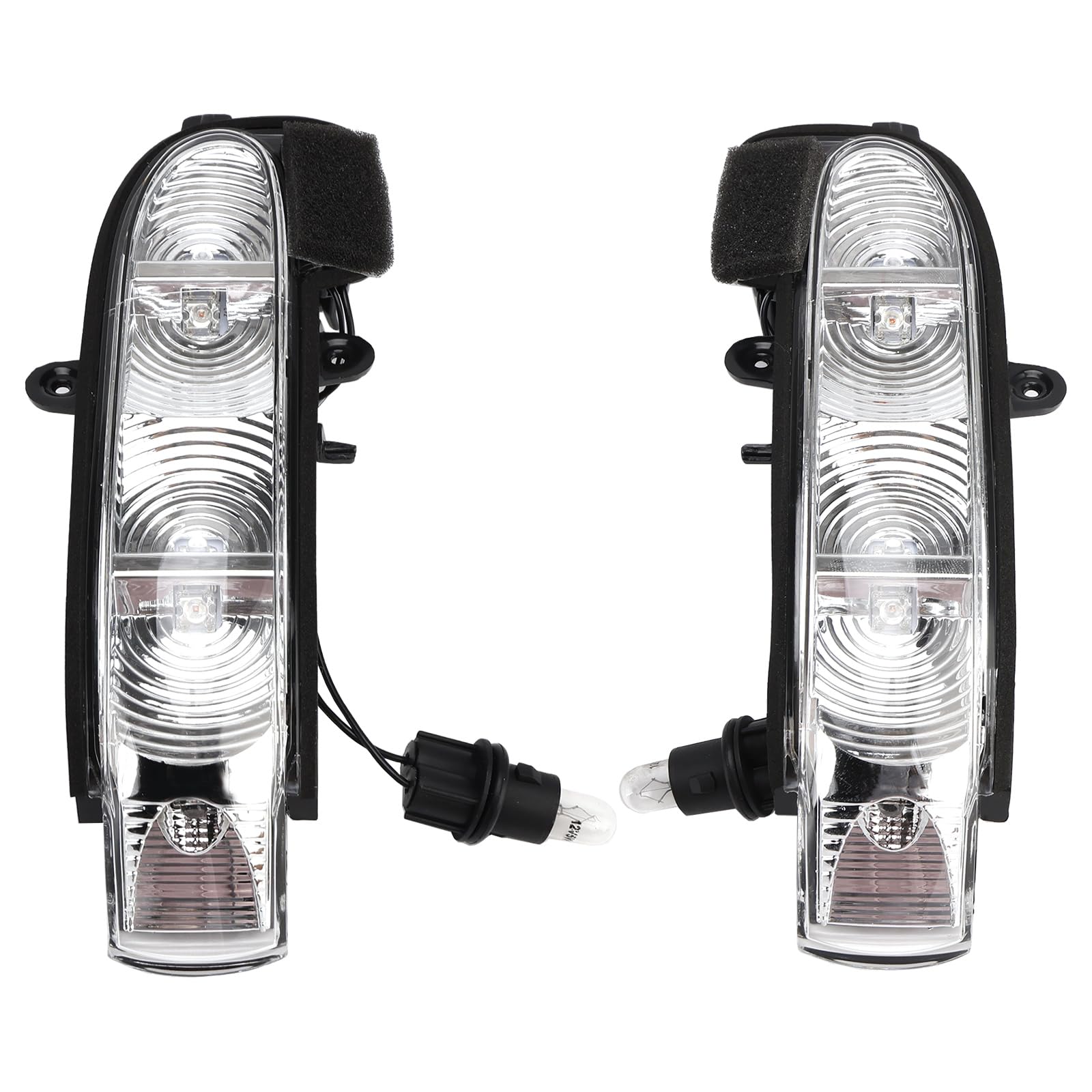 Topteng Pair Side Mirror Turn Signal Light A2038201321 A2038201421 fit für Mercedes-Benz E-Class W211 S211 2002-2006 Facelift, G-Class W463 Facelift