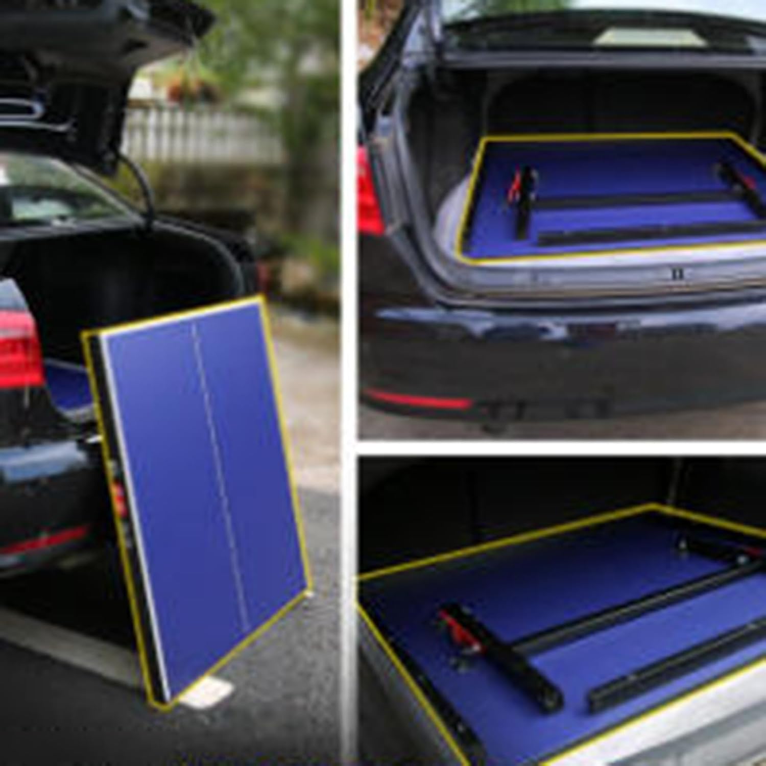 Professional Tournament Table Tennis Table, All-Weather Indoor Outdoor Ping Pong Table with Net & Wheels, Foldable Design for Clubs Schools Recreation