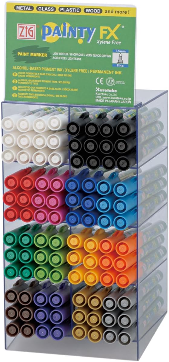 Zig Painty FX Fine Marker 96Pc Display Arts, Crafts & Sewing