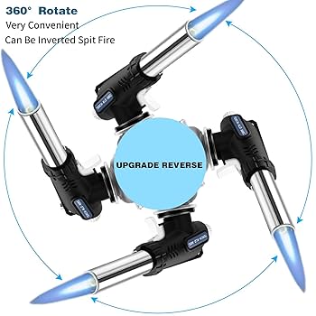 ✦最安値☘️DOMINOX調理フレアキッチンブローフレア トーチ バーナー Amazon | ブタンの打撃のトーチ、調節可能な炎の専門の台所
