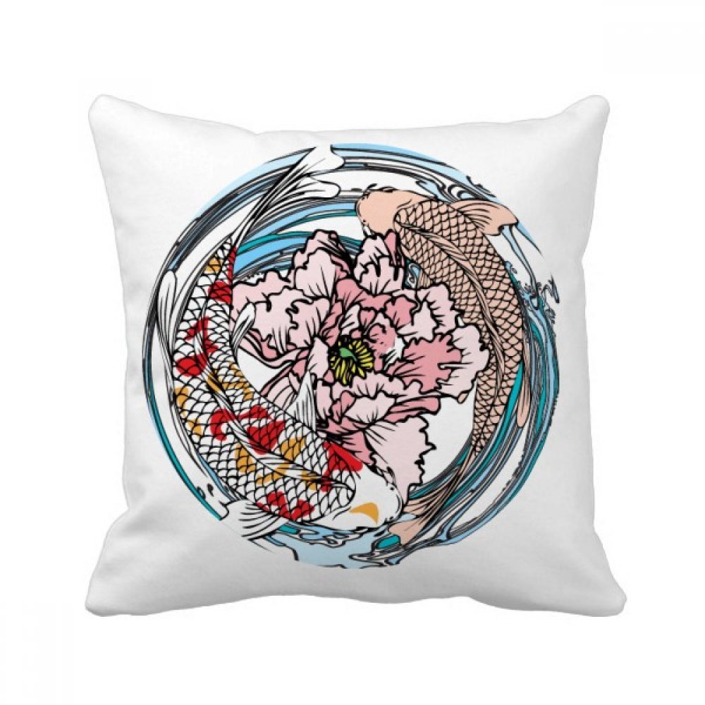 Coussin multicolore de qualité supérieure imprimé géométrique