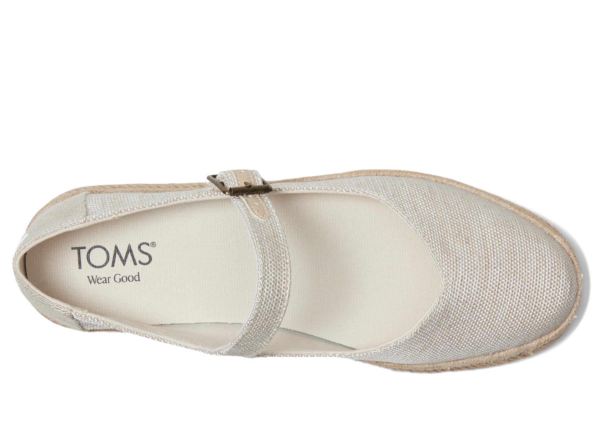 Toms Womens Carolina Mary Jane Espadrille Wohnungen Casual - Braun