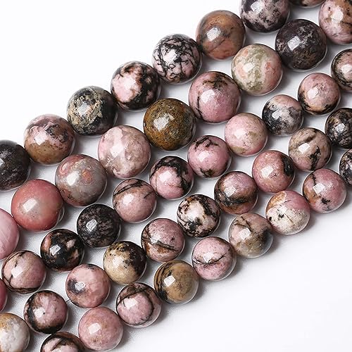 Miniatura 7 de 37 cuentas de amatista lavanda natural de 0.394 in (0.394 in), redondas y sueltas, piedras preciosas de cristal curativo para hacer joyas y pulseras