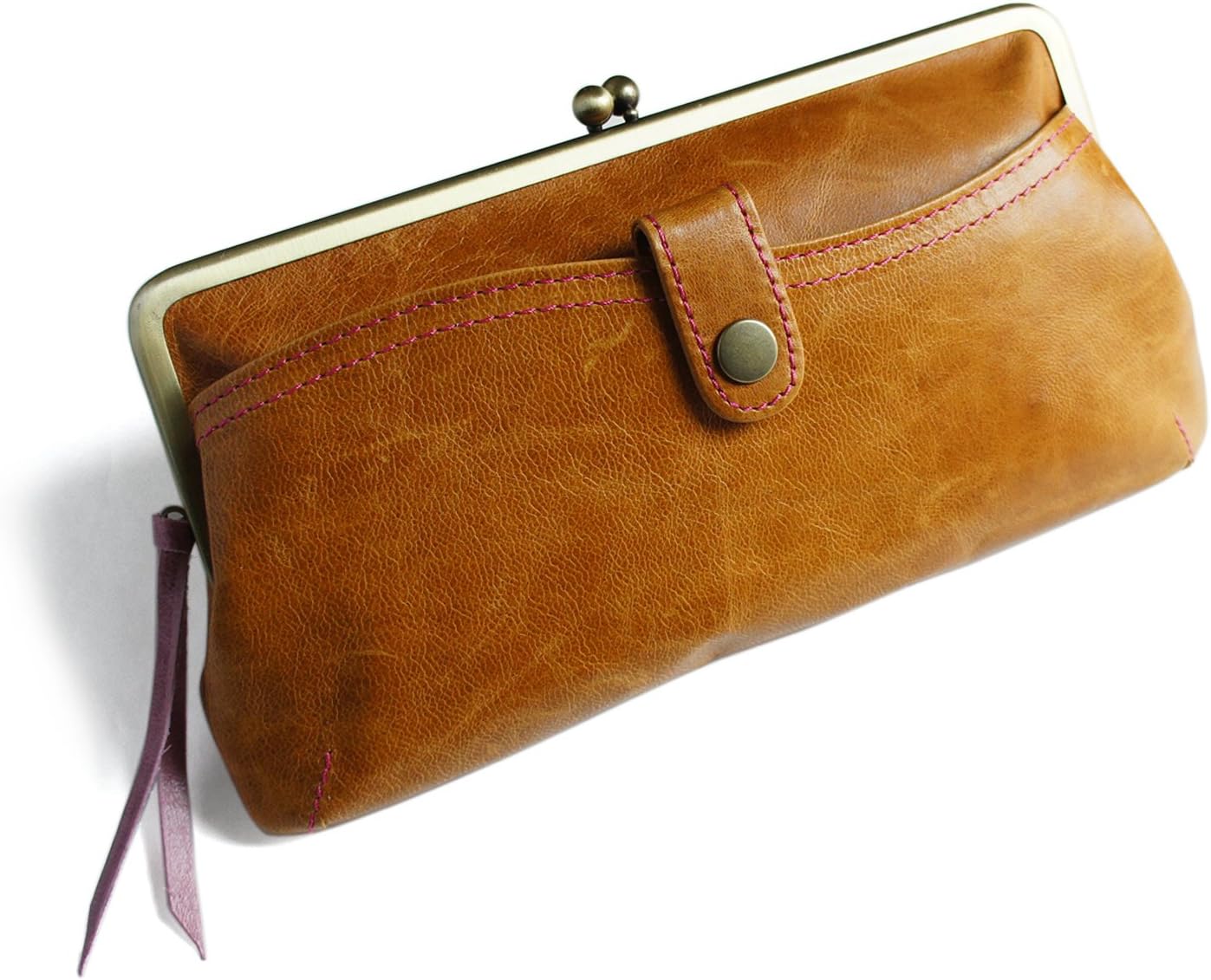 希少✨️コーチ キーホルダー レザー ピンク ミニチュアバッグ