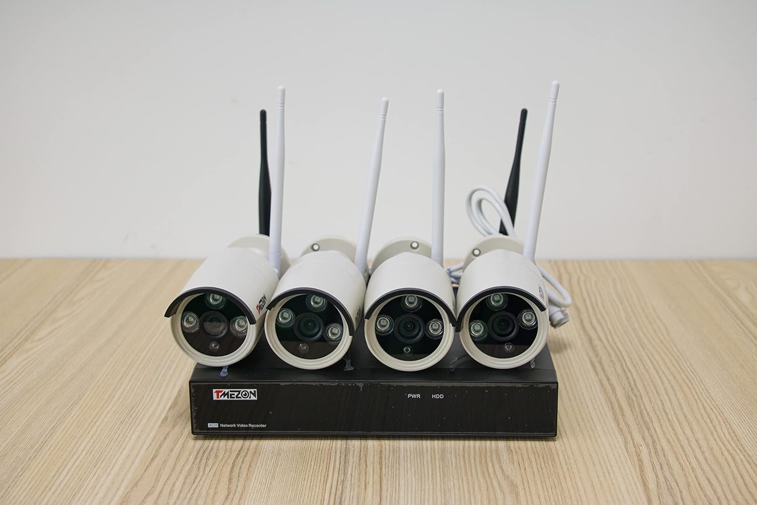 TMEZON Wireless Security Camera System components