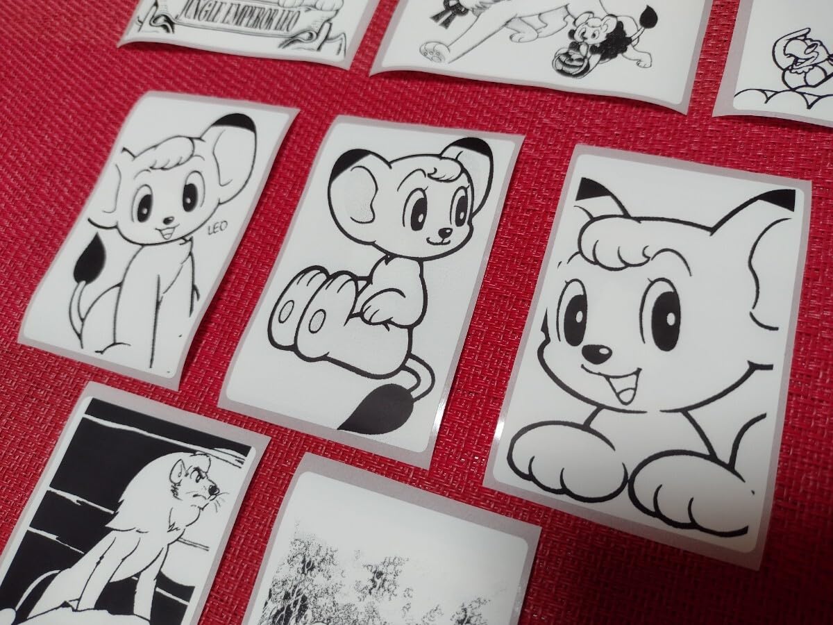 Amazon | 手塚治虫 ジャングル大帝レオ全長8cm防水加工シール 8枚