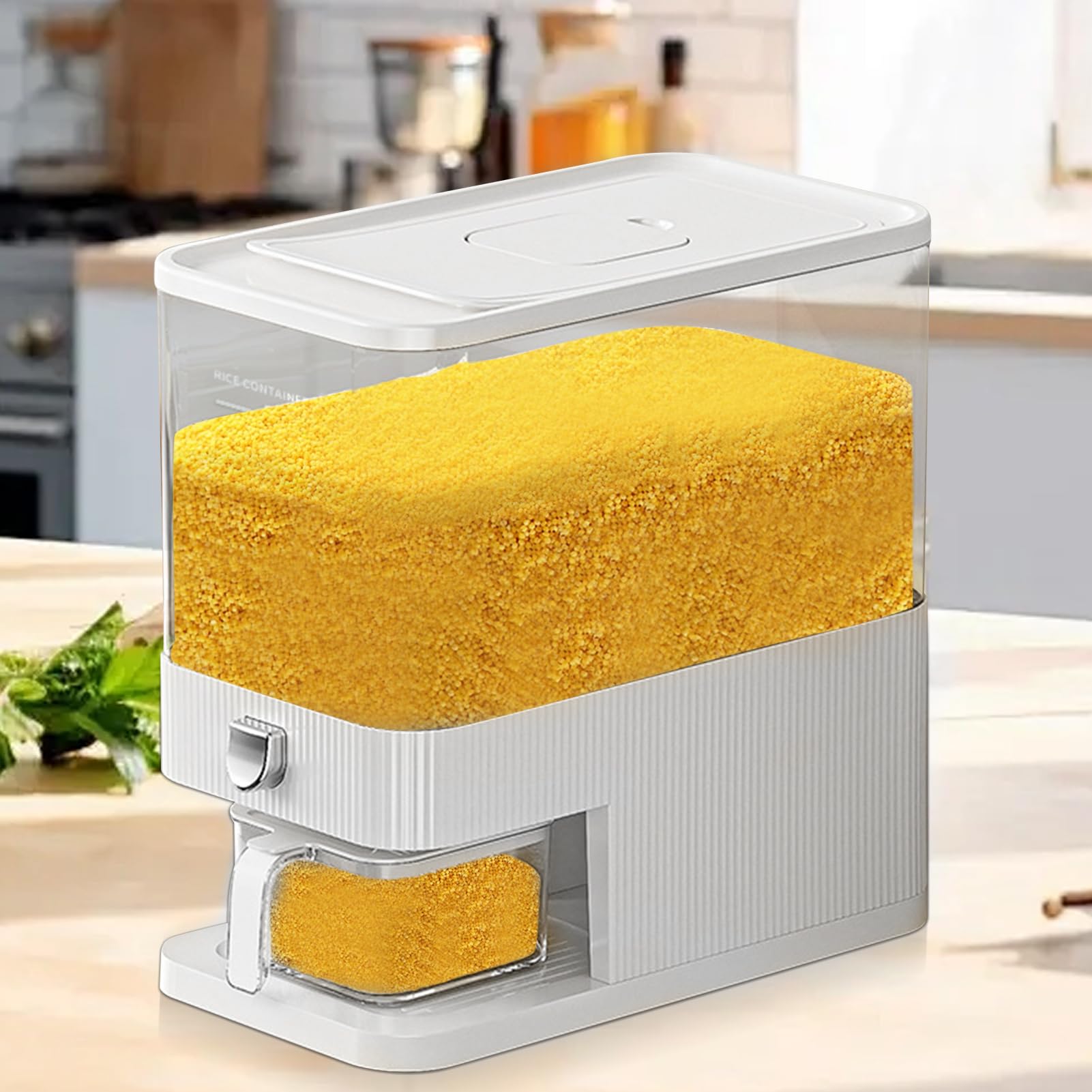 Distributore di riso – Dispenser per riso, grande capacità, sigillato per