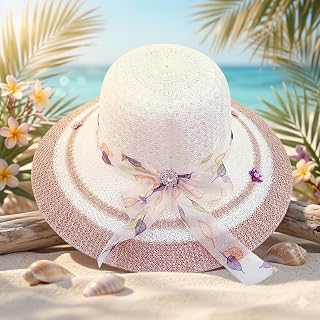 Trubliz Women’s Sun Hat | Stylish Garden & Beach Cap for Summer | Foldable Travel Hat with Sun Protection | Lightweight Su... Price In India