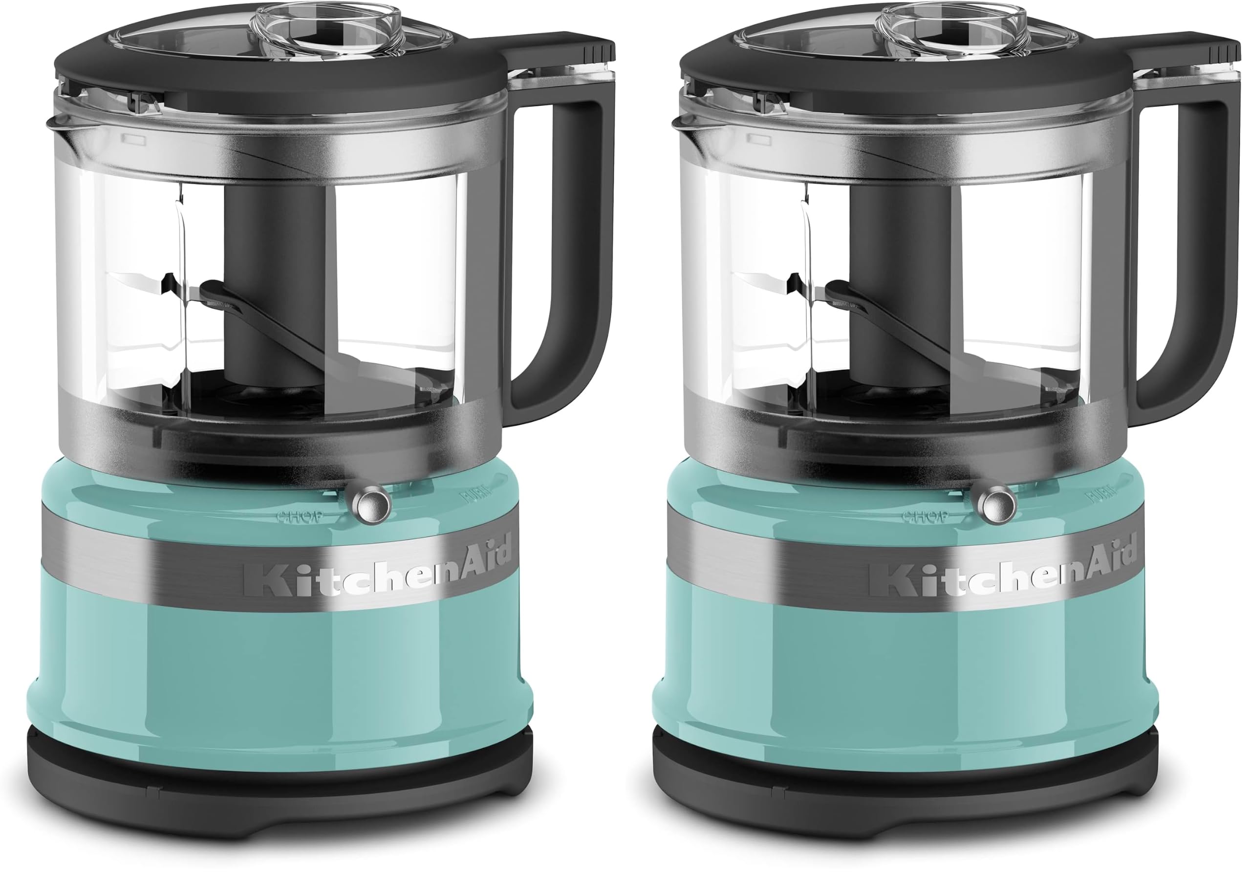 KitchenAid 3.5 Cup Food Chopper KFC3516AQ, Aqua Sky (Pack of 2)