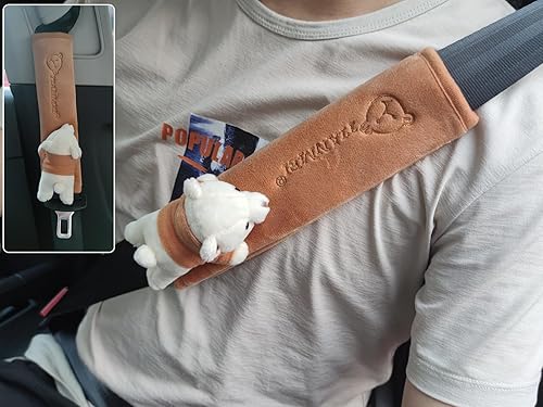 Miniatura 5 de Tianmei - Funda para cinturón de seguridad de coche con acolchonado en el hombro (2 unidades)