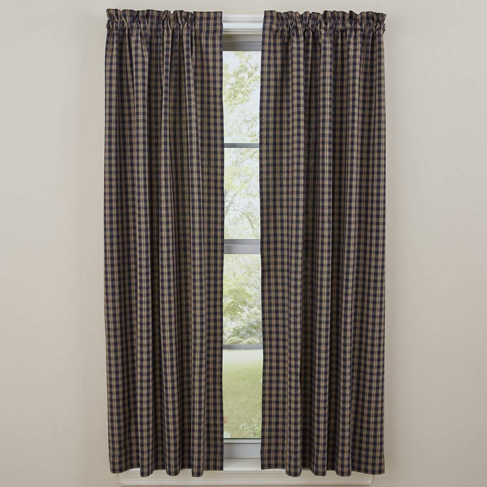 Amish Blue Curtains Curtains & Drapes