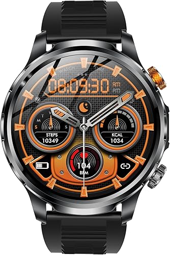 Miniatura 9 de Military Smart Watches for Men, 1.91" Men's Smart Watch with 1000mAh5 ATM WaterproofLED Flashlight110+ Sport ModesHeart RateSpO2Sleep Monitor,