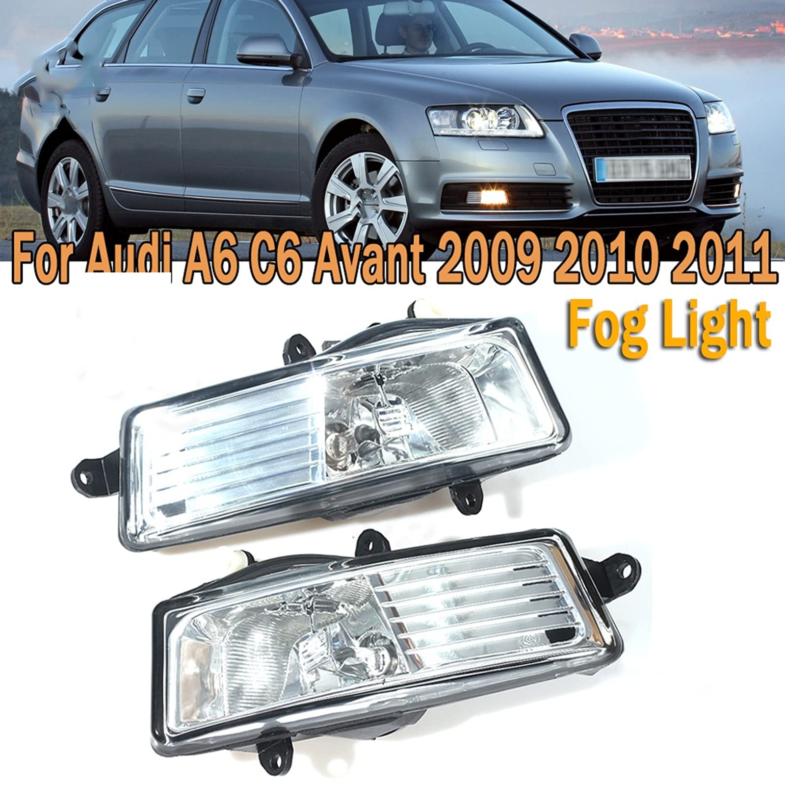 Feu Antibrouillard Avant Halogène VW Compatible Golf MK6 / Jetta / Eos / Touran - 5K0941699 / 5K0941700