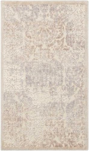 Miniatura 2 de Nourison Graphic Illusions - Alfombra vintage de 2 pies 3 pulgadas x 3 pies 9 pulgadas, fácil de lavar, no se desprende, para dormitorio, sala de