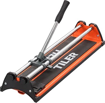 17 inch / 430mm Manual Tile Cutter, Tungsten Carbide Cutting Wheel, Heavy Duty Aluminium Alloy Base, Precise Ceramic Porcelain Floor Wall Tile Cutting Tool for Home DIY and Professional Use