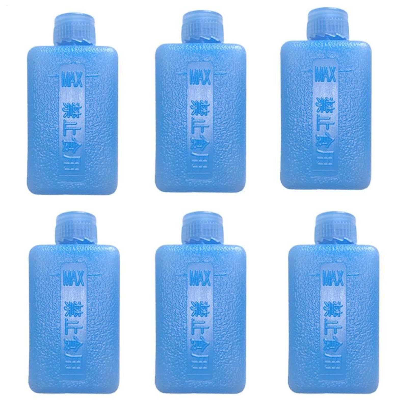 DASHIELL 6PCS Reusable Ice Packs - Freezer Blocks Ice Packs For Lunch Bags And Coolers, Freezer Ices Blocks For Cool Bags, Ices Brick Pack For Travel Picnic And Outdoor, Keeps Food & Drinks Freshes