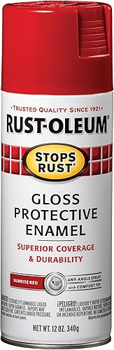 Vista 142 de Rust-Oleum 7776830 - Pintura en aerosol para prevención del óxido, 12 onzas, negro plano
