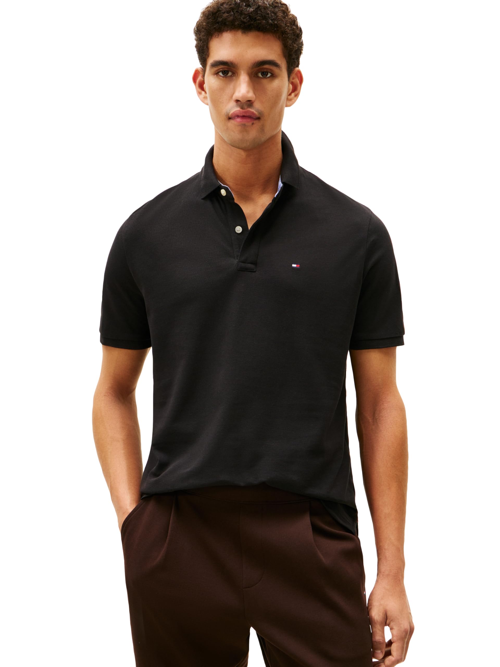 Men's Short Sleeve Cotton Pique Polo Shirt in Classic Fit