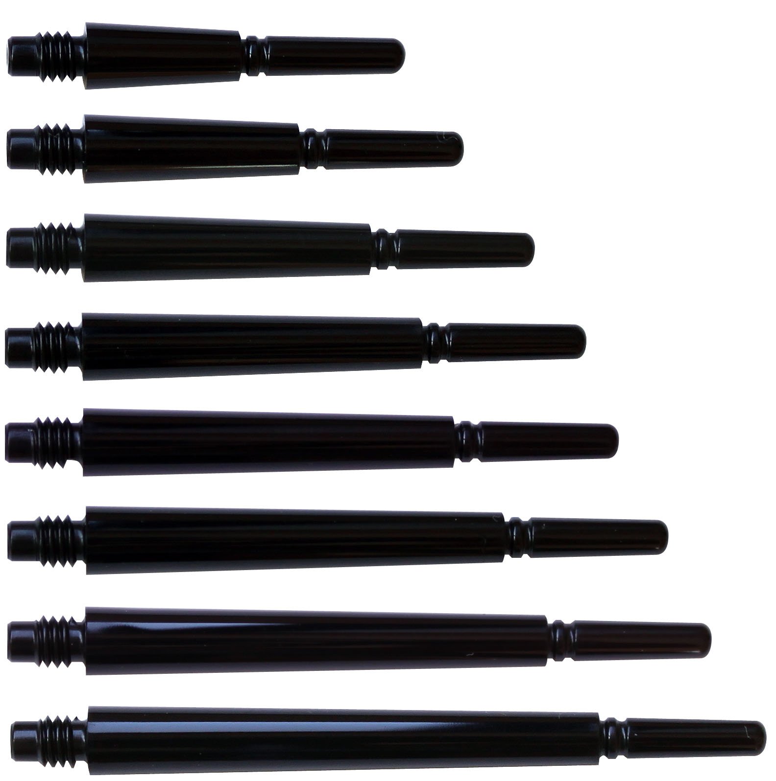 1 x SET COSMO DART STEMS SHAFTS, NORMAL D-BLACK SPINNING SIZE 4